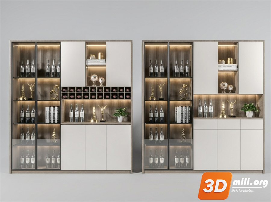 Wine cabinet Skp Files